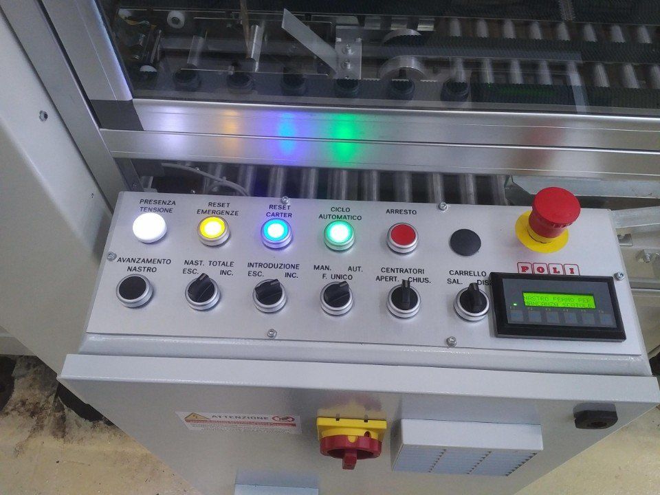 pulsantiera di comando macchina per imballaggio