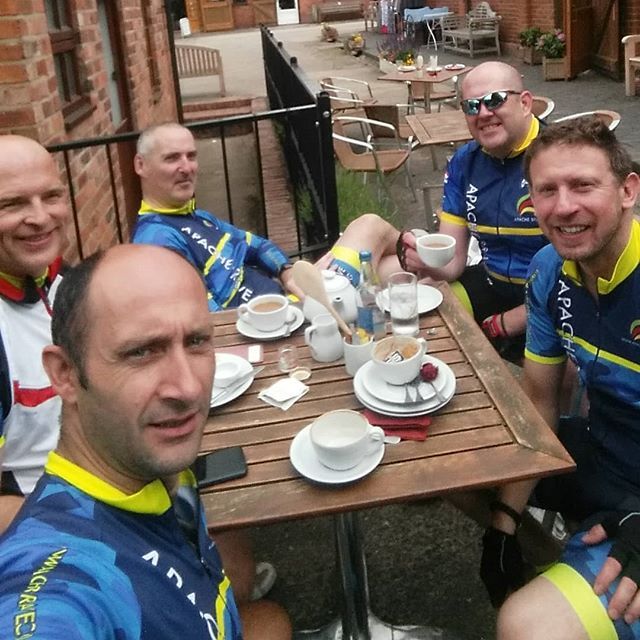 Cycle training camp lunch