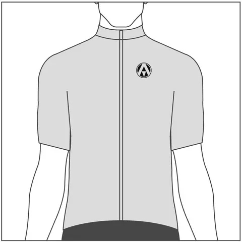 ABR cycle jersey team fit chart