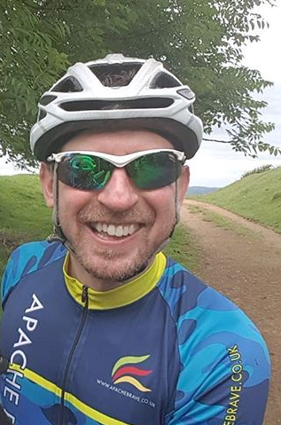 ABR cycle team full of smiles during a cycling ride through coventry