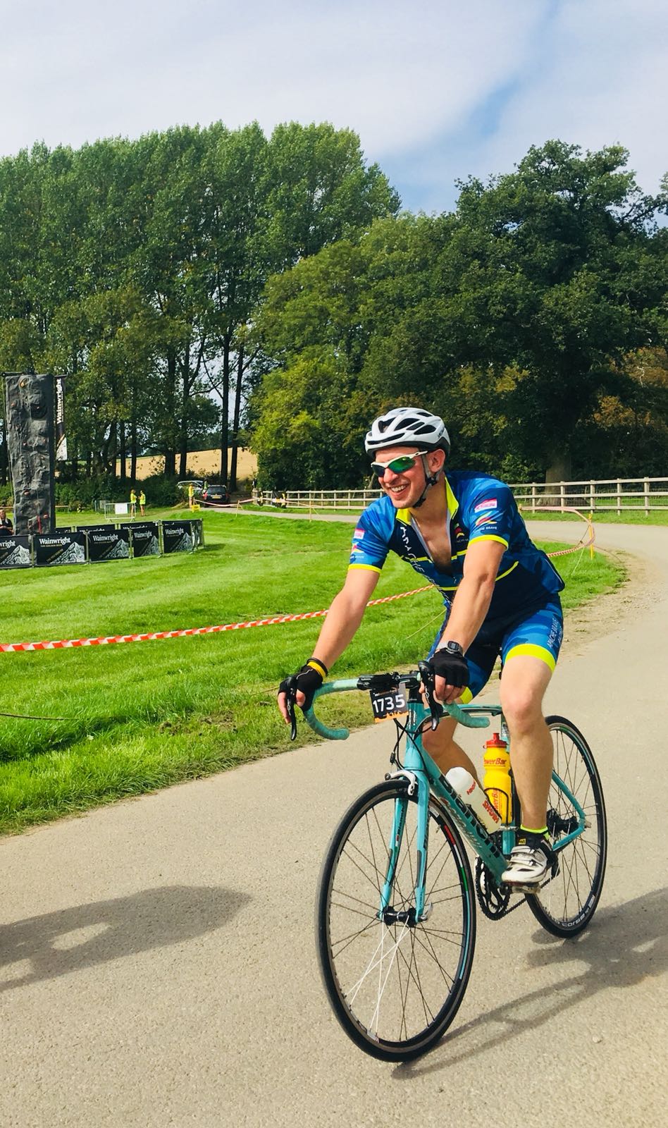 Apache Brave Racing cycle rider