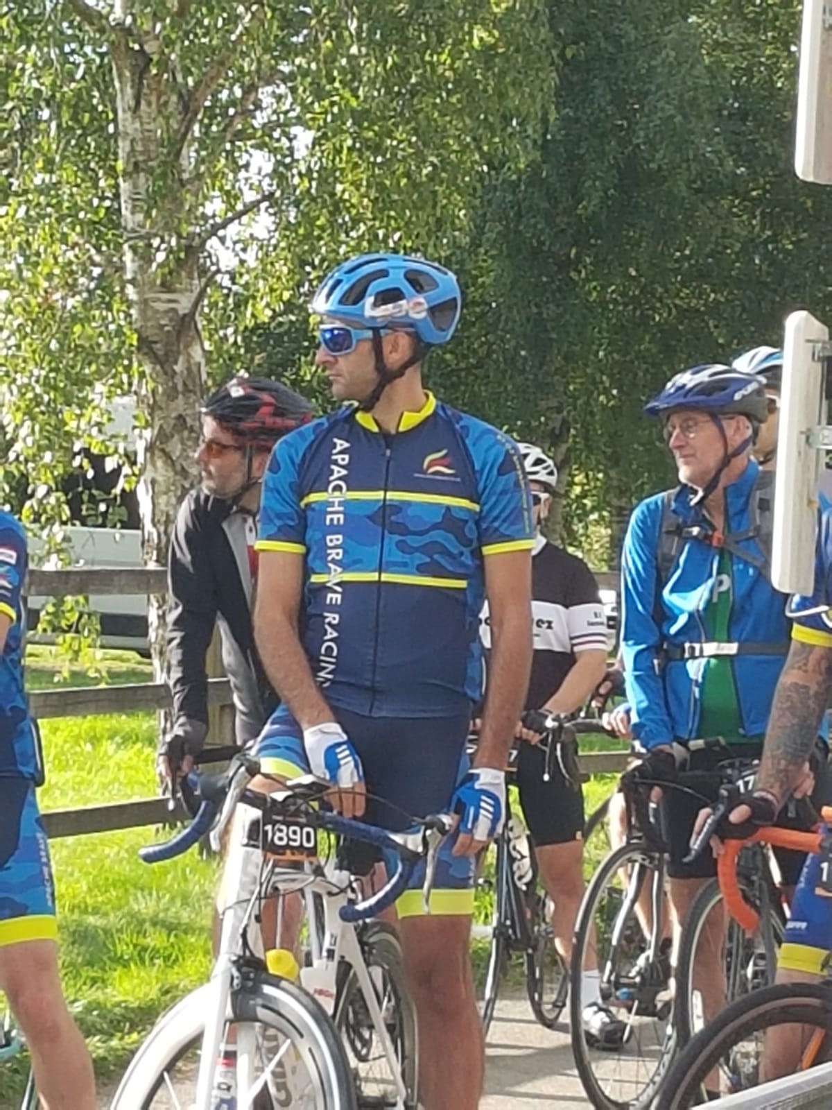 Apache Brave Racing cyclist