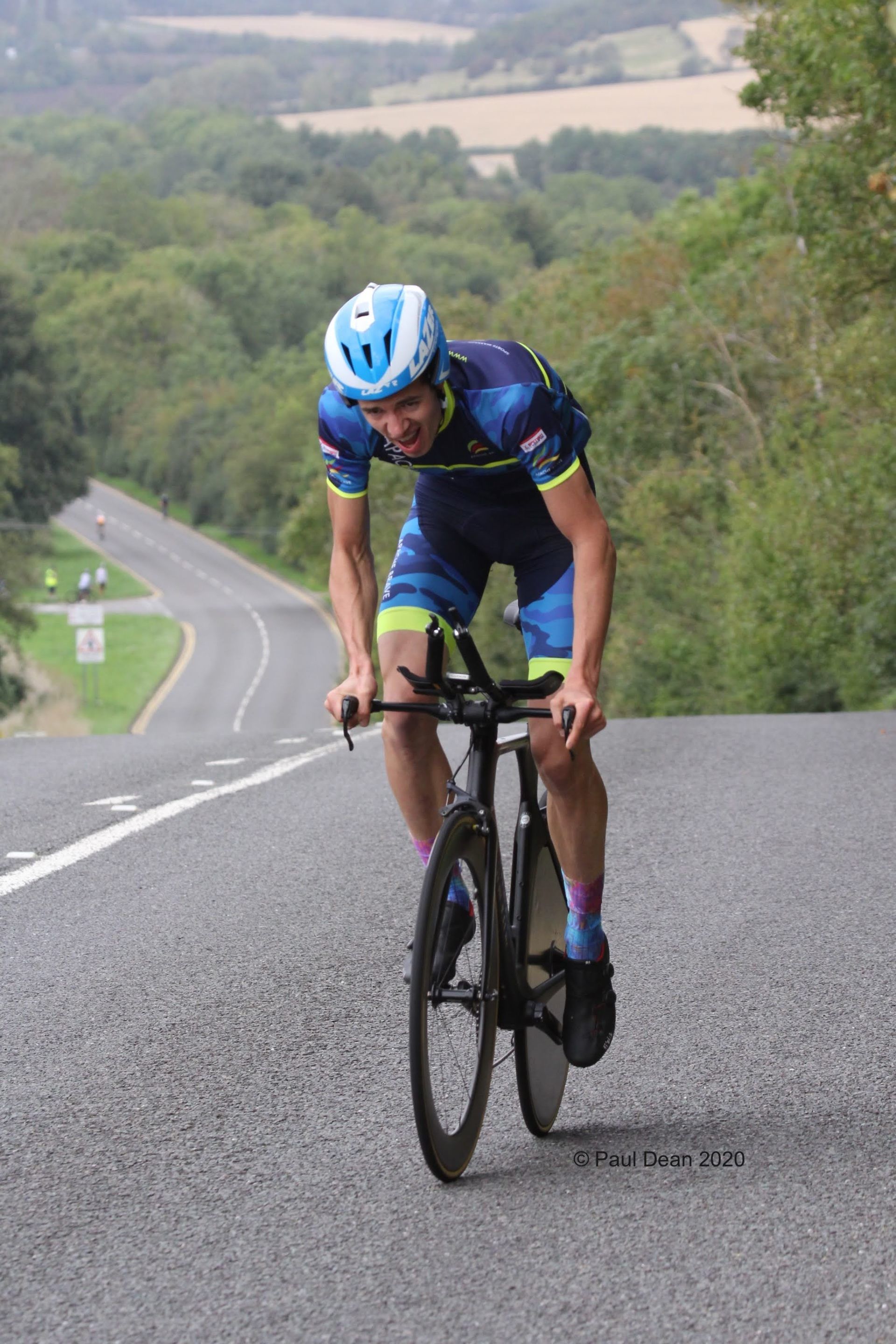 cyclist at time trial