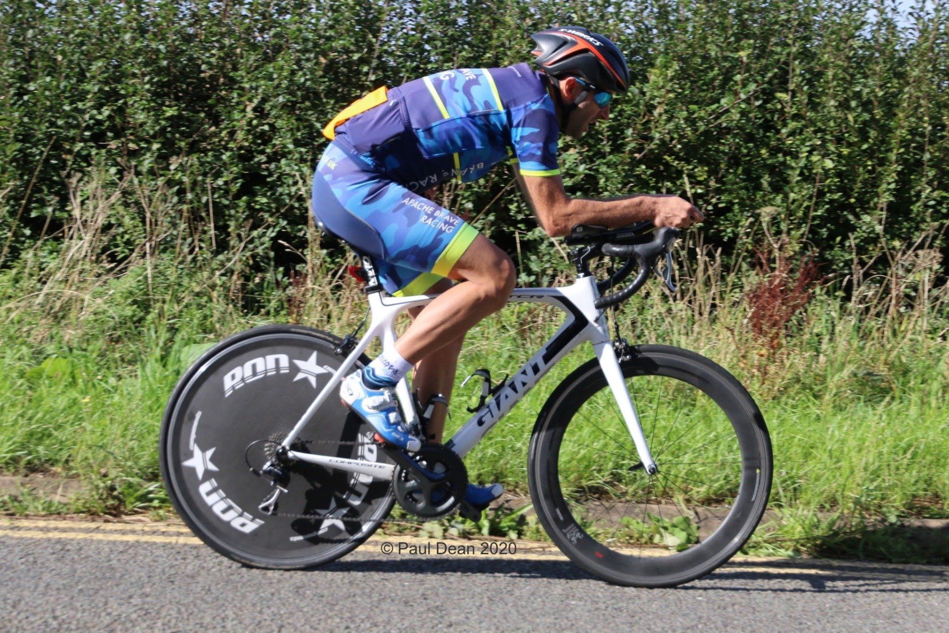 time trial cyclist