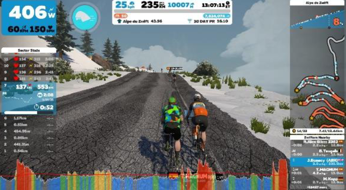 climbing the vEverest zwift challenege