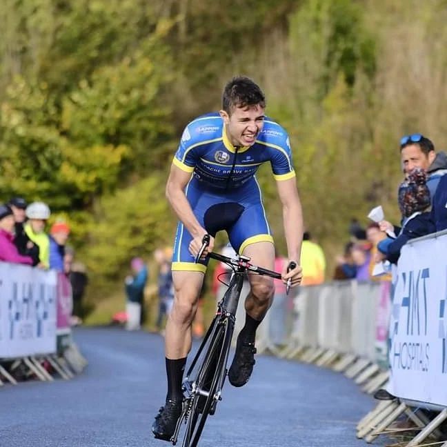 ABR hill climb cyclist