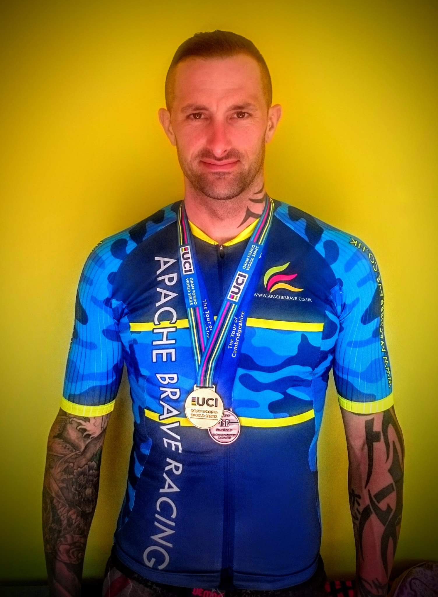 Apache Brave Racing cyclist