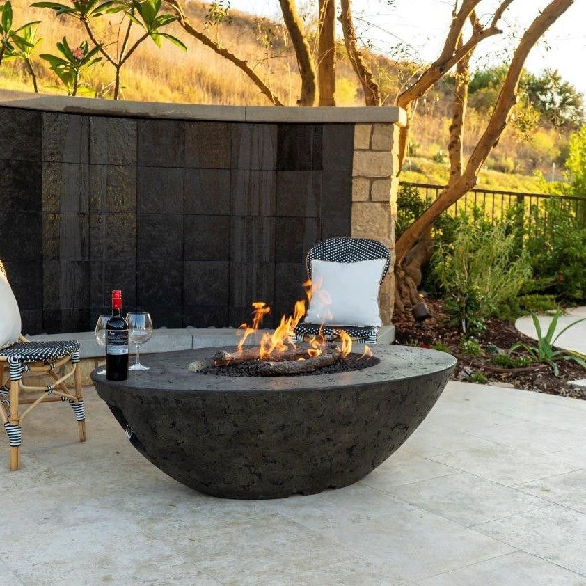 American Fyre Designs Calais Oval Firetable
