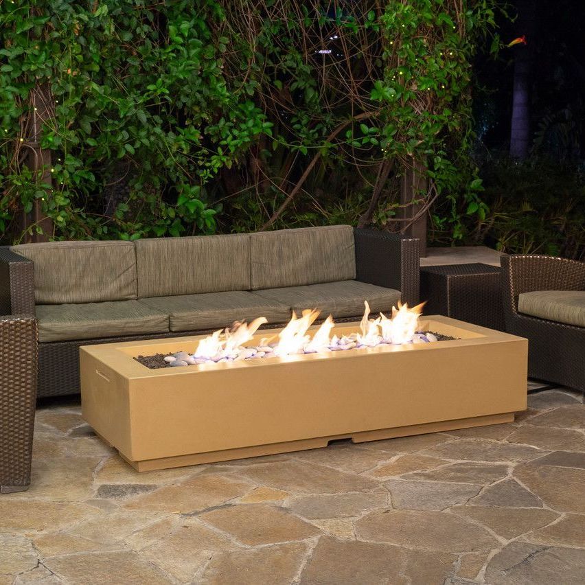 American Fyre Designs Louvre Rectangle Fire Pit