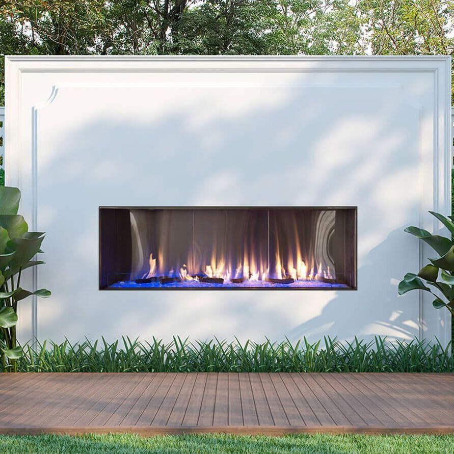 Flare - Front Facing Outdoor Fireplace
