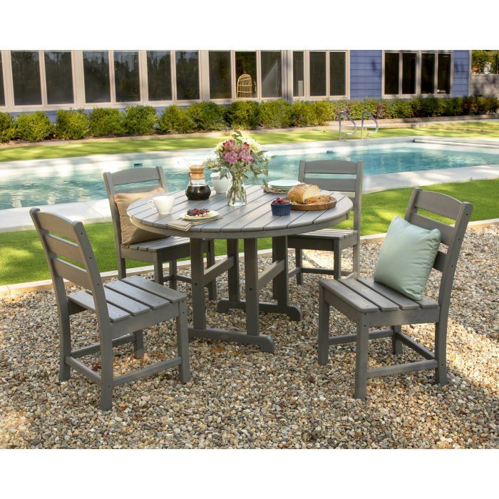 POLYWOOD Grey Lakeside 5-Piece