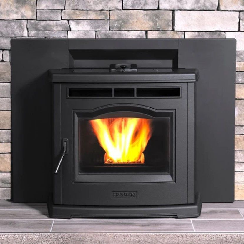 Quadra-Fire Classic Bay 1200 Pellet Insert Fireplace
