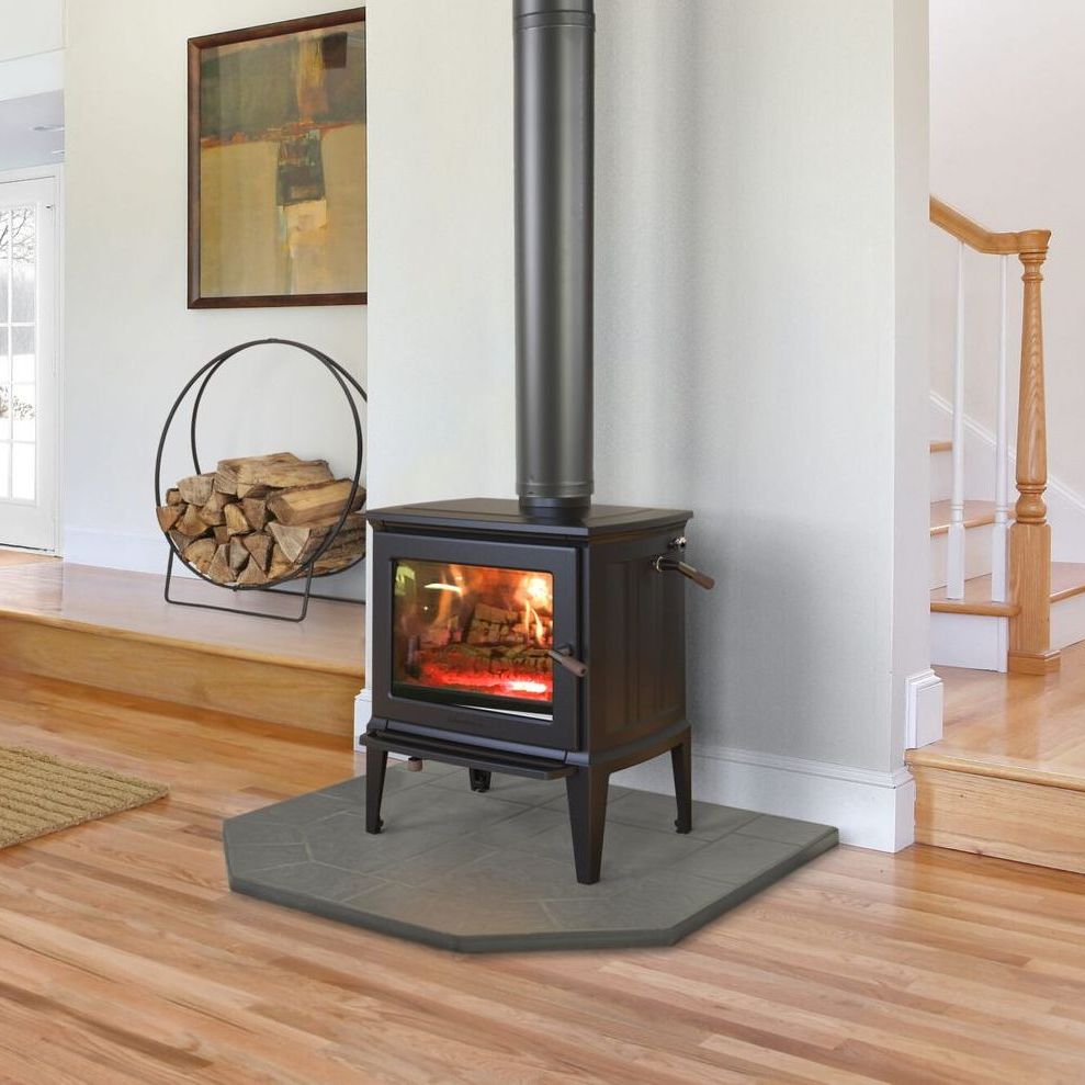 Hearthstone Green Mountain 60 Wood Freestanding Fireplace 