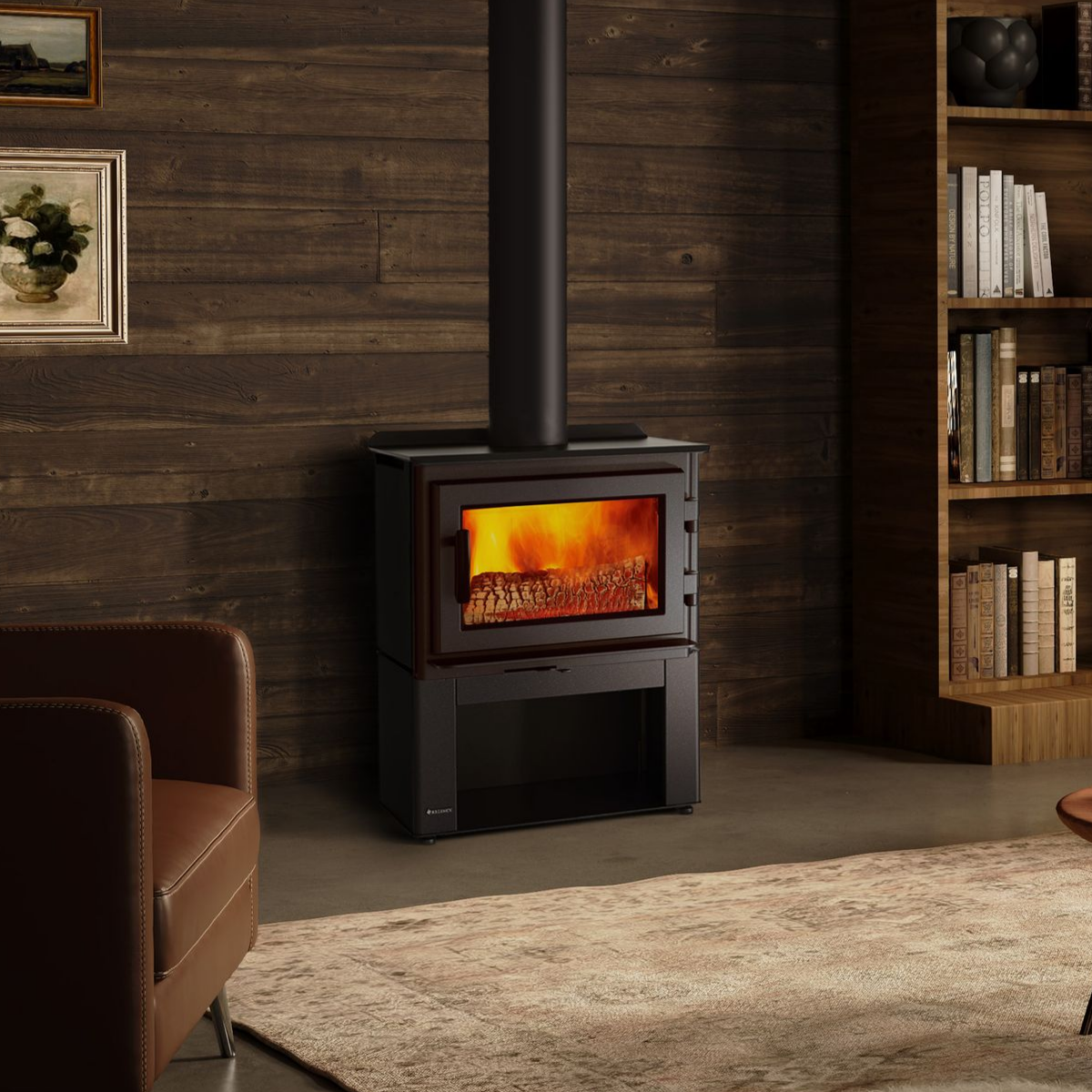 Regency F1150 Wood Freestanding Fireplace
