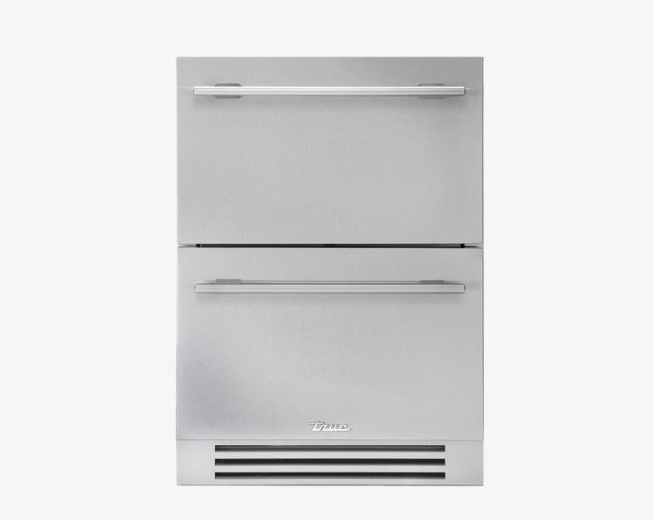 True 24 Double Drawer Fridge