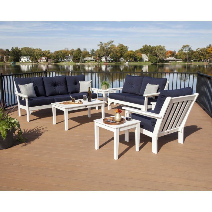 POLYWOOD Vineyard 6-Piece Deep Seating Set