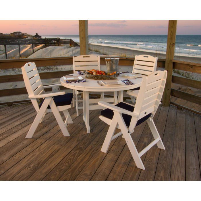 POLYWOOD White Nautical 5-Piece
