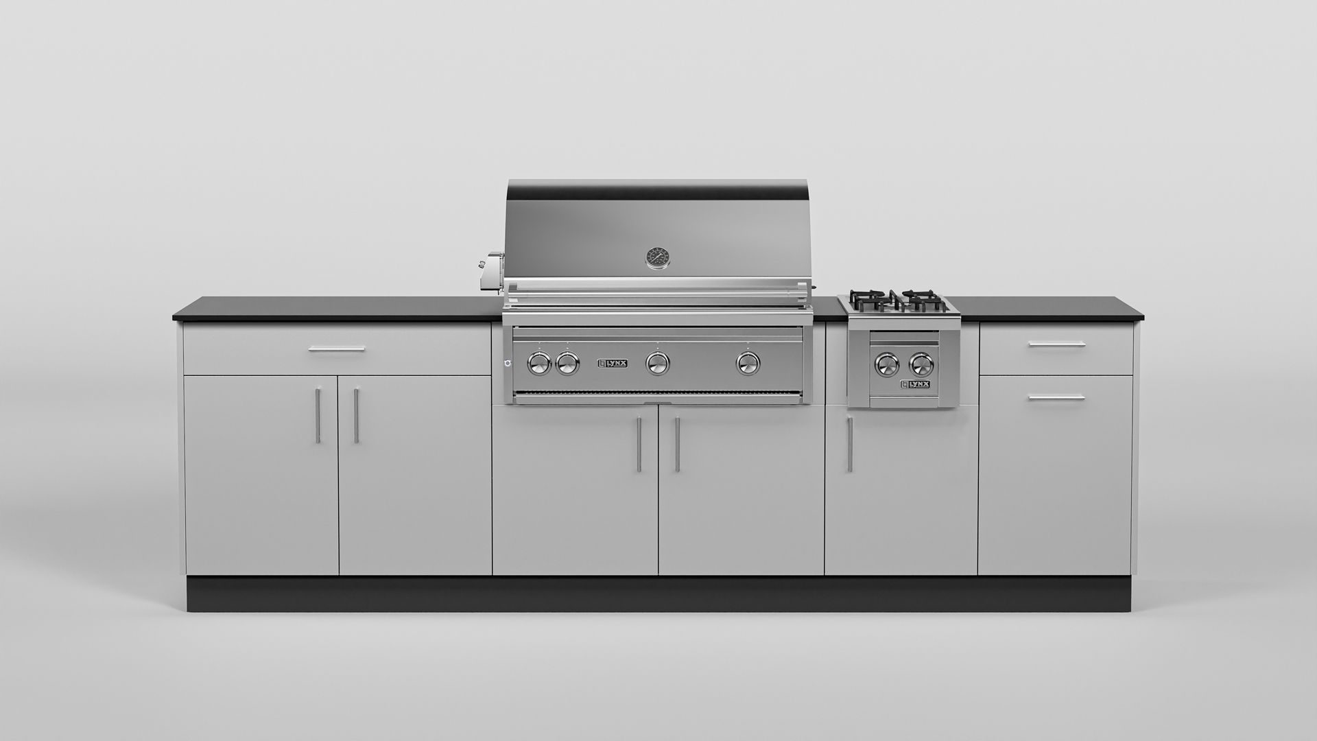 Danver Trex Retreat Outdoor Kitchen in Seashell White