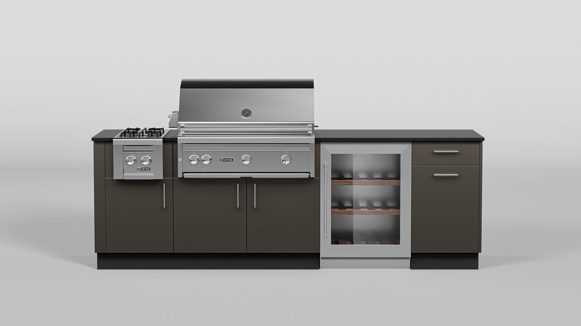 Danver Trex Veranda Outdoor Kitchen in Metallic Bronze Matte
