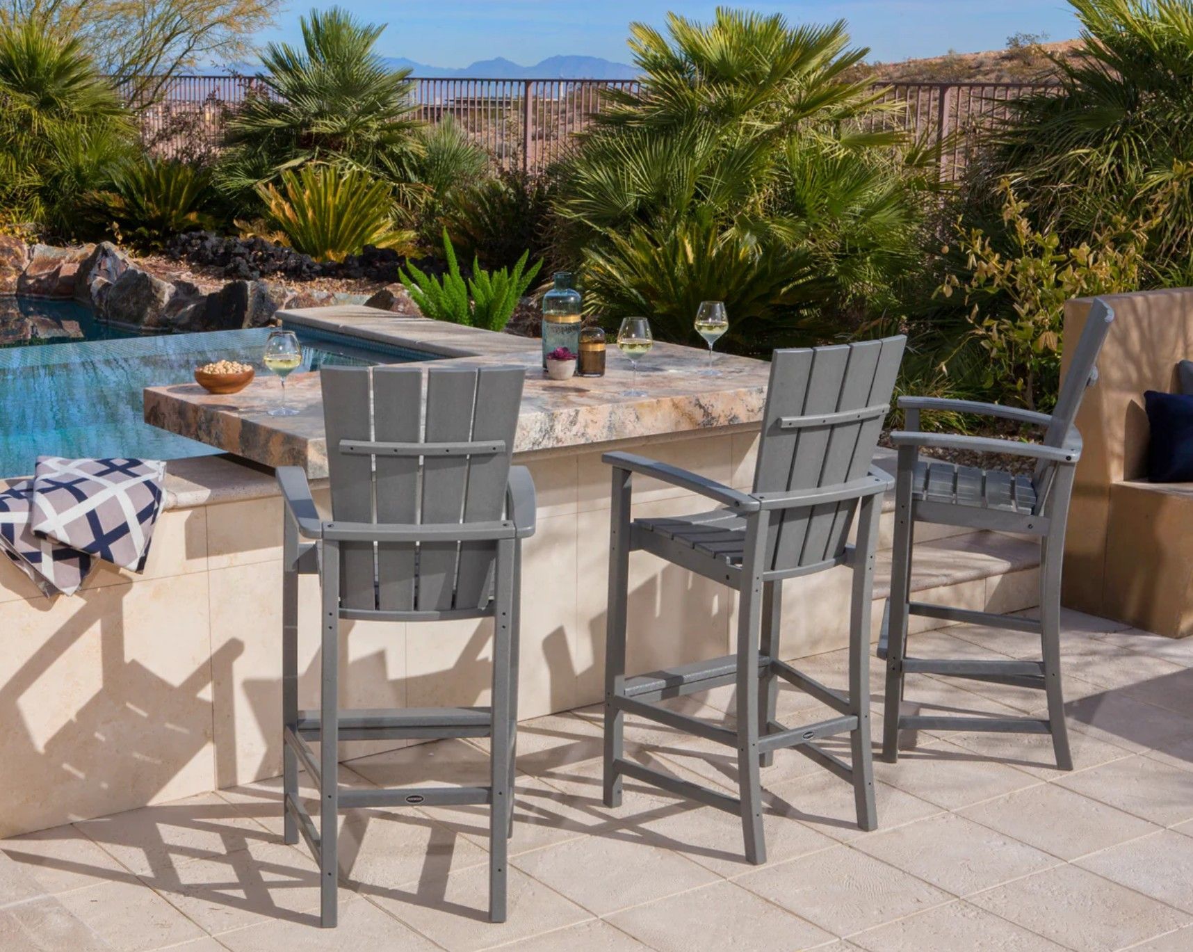 POLYWOOD Quattro Bar Chairs