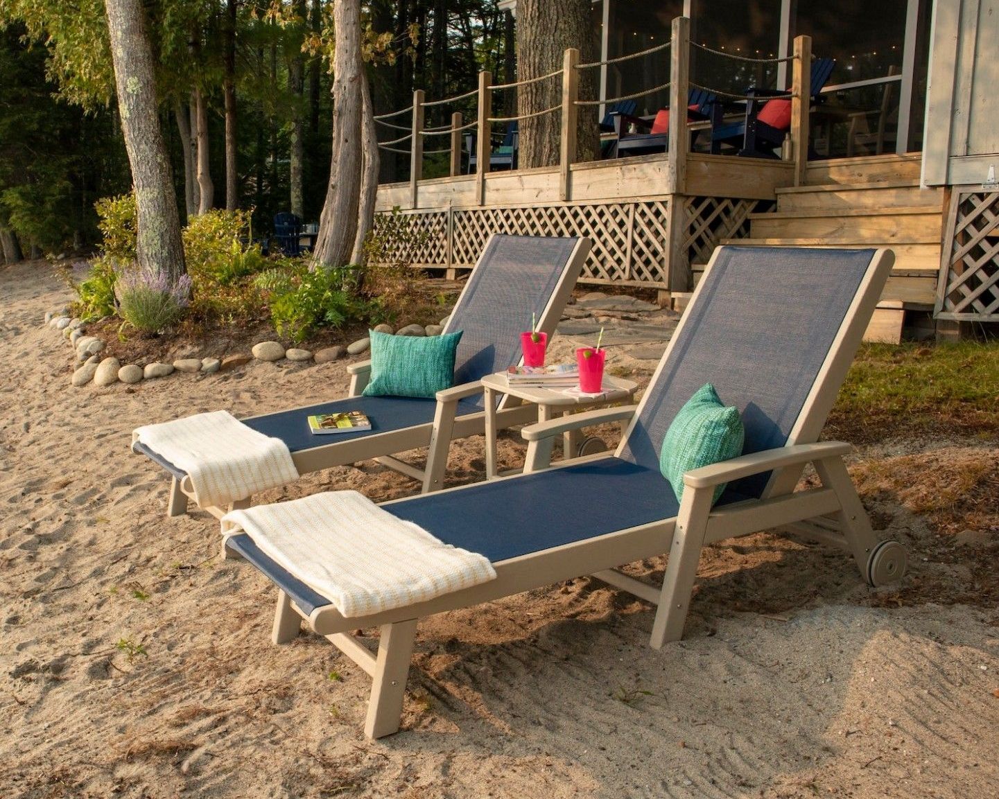 POLYWOOD Coastal Chaise