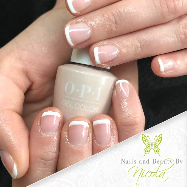 French Manicure OPI Nails