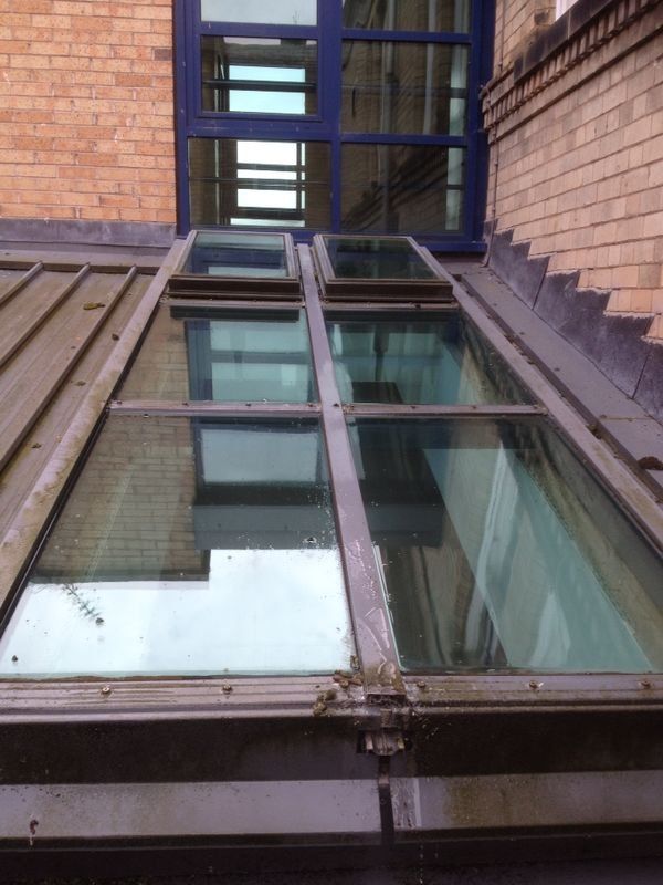 after cleaning a window