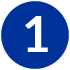 illustration d'un rond bleu avec le numéro un