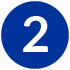 illustration d'un rond bleu avec le numéro deux