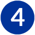illustration d'un rond bleu avec le numéro quatre