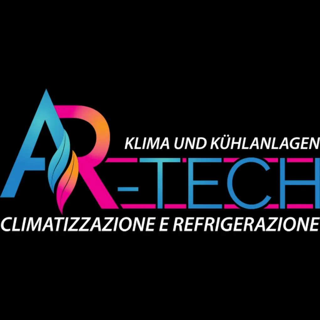 A colorful logo for a company called ar-tech