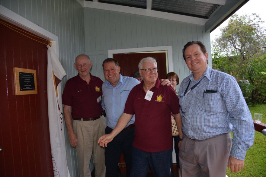 Four men who were pivotal in establishing the Shed