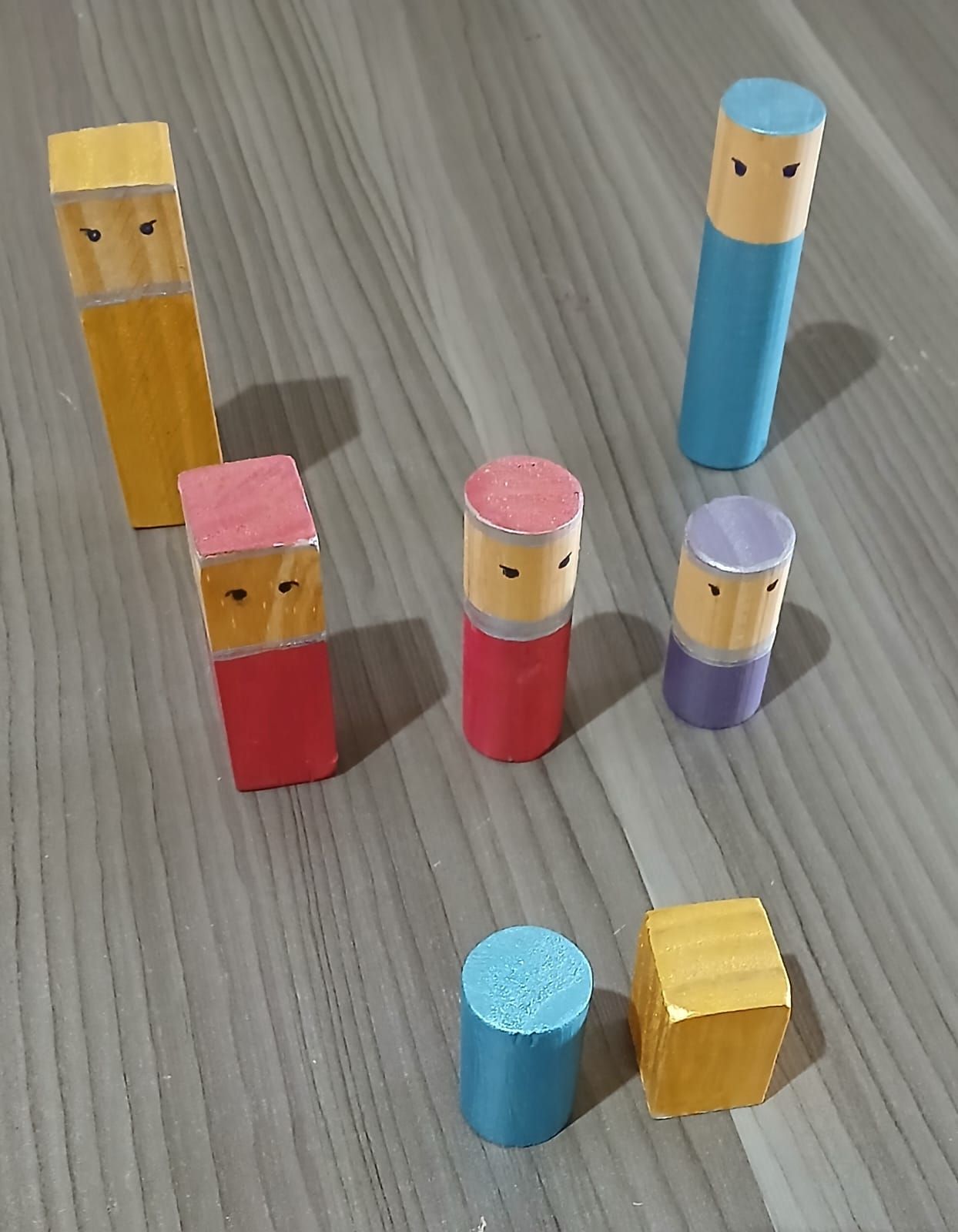 Formas geométricas de madera