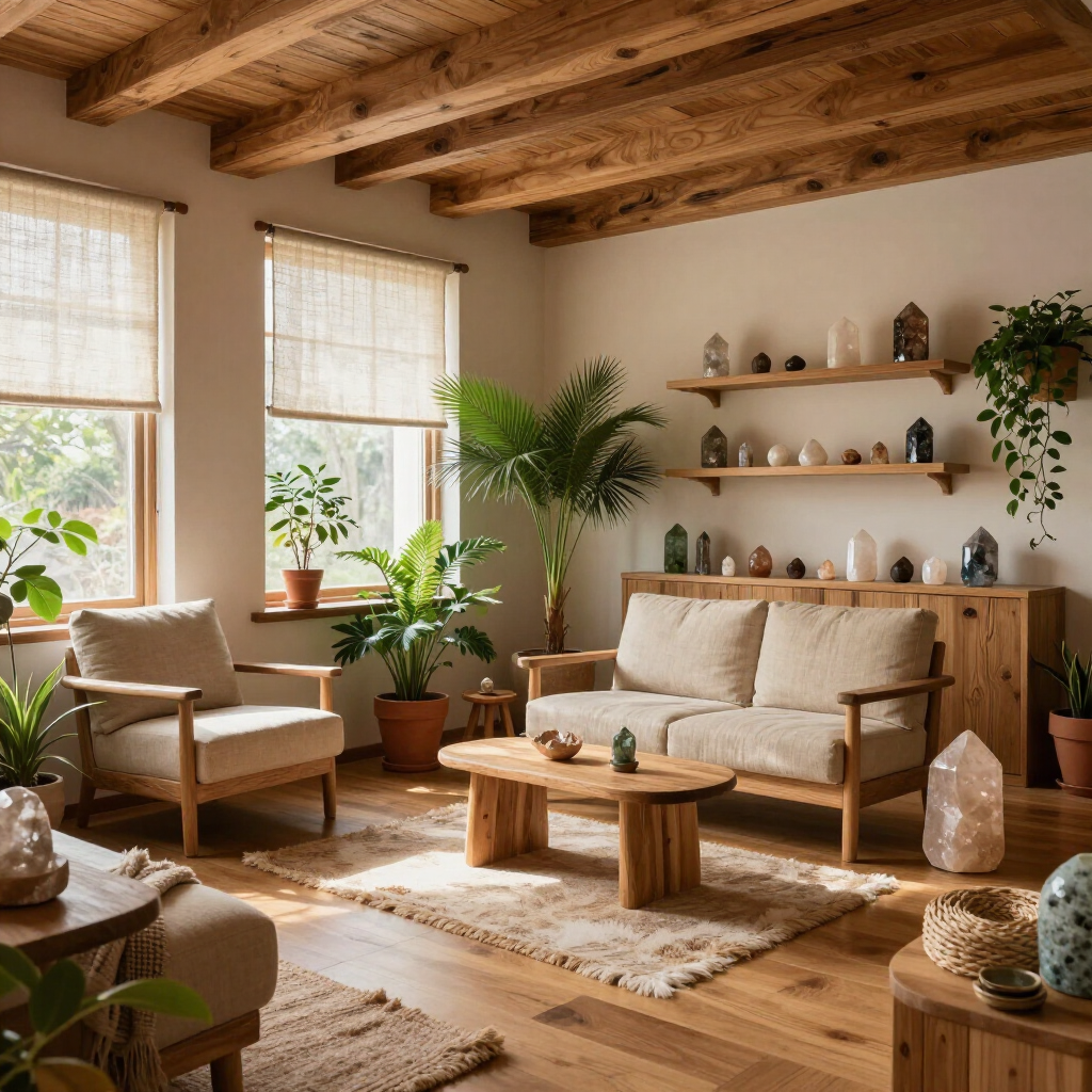 Habitación de una casa amueblada