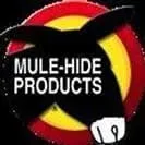 A logo for mule-hide products , a company that sells mule-hide products.