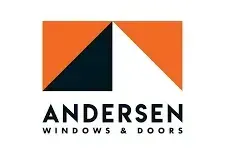 A logo for a company called andersen windows and doors.