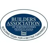 The logo for the builders association of northwestern pennsylvania building today for a better tomorrow.
