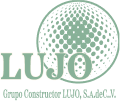 A logo for a company called grupo constructor lujo s.a. de c.v.
