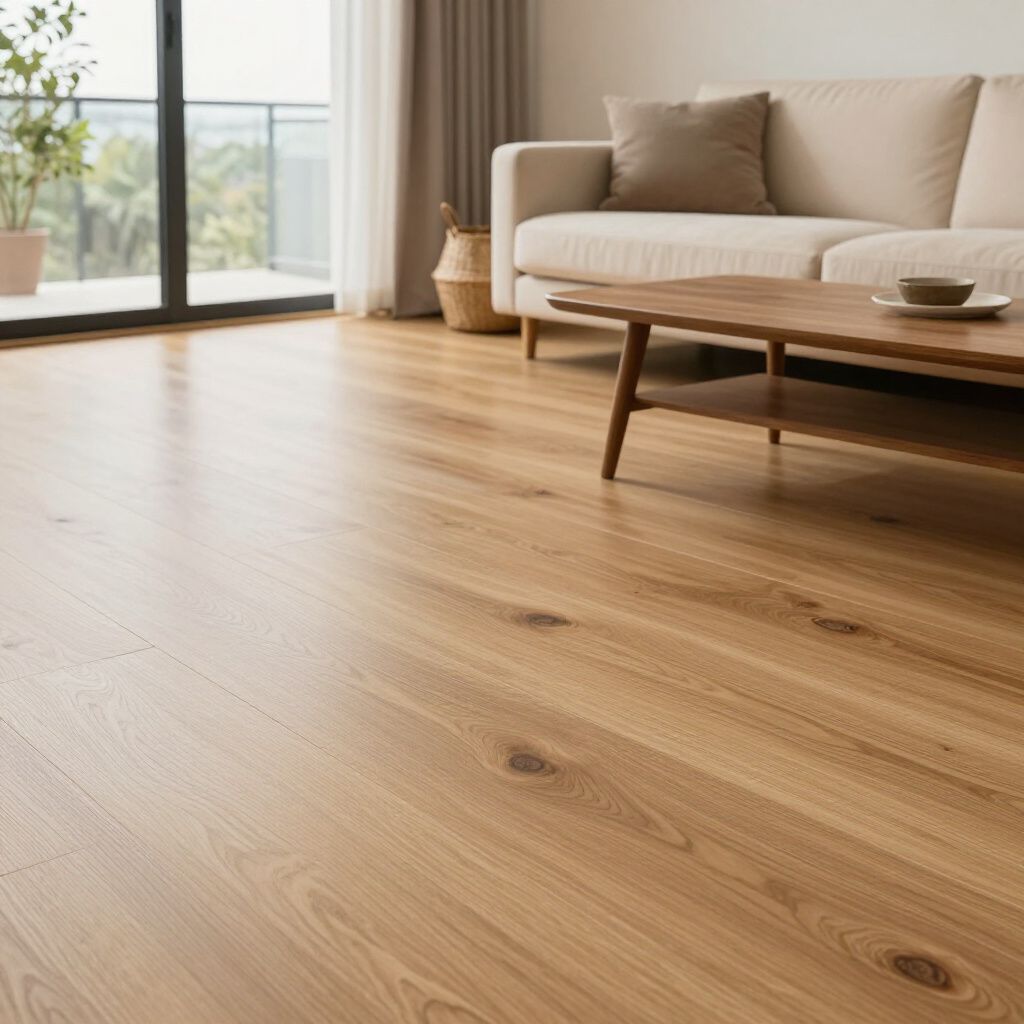 Wooden laminate floor