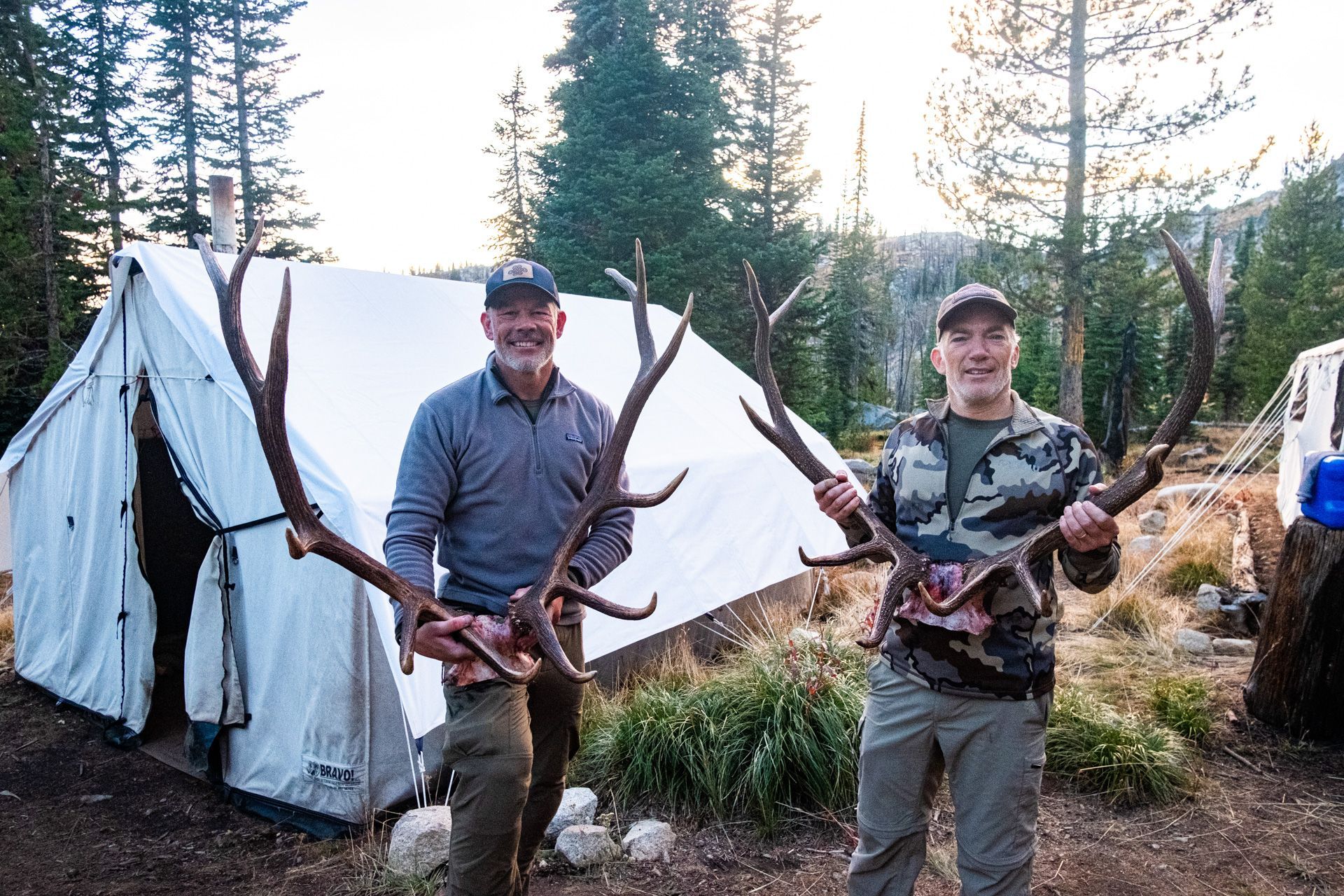 Successful elk harvest during guided Idaho hunt 