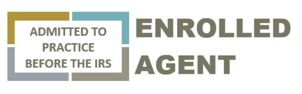 Logo for an Enrolled Agent. Contains the text