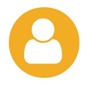 Person icon in a yellow circle.