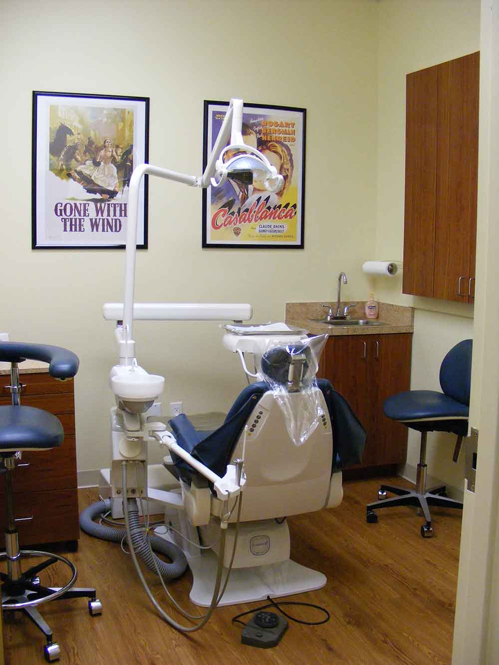 Crowns — Interior of Dental Clinic with Dentist Chair in Whiting, NJ
