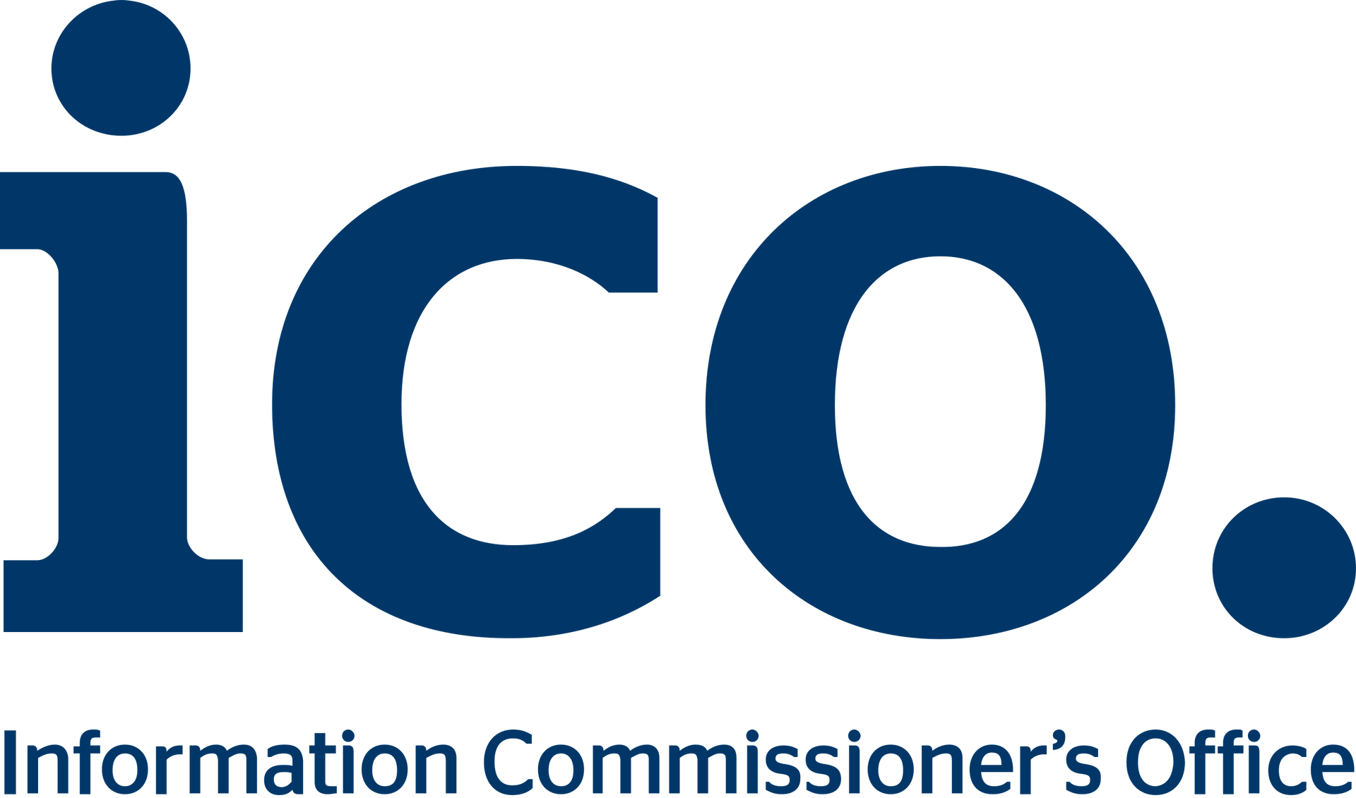 Logo of the Information Commissioner's Office (ICO).  