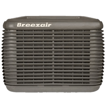 A Picture Of A Breezair Air Conditioner On A White Background — Marty Nelson Refrigeration & Air Conditioning In Dubbo, NSW
