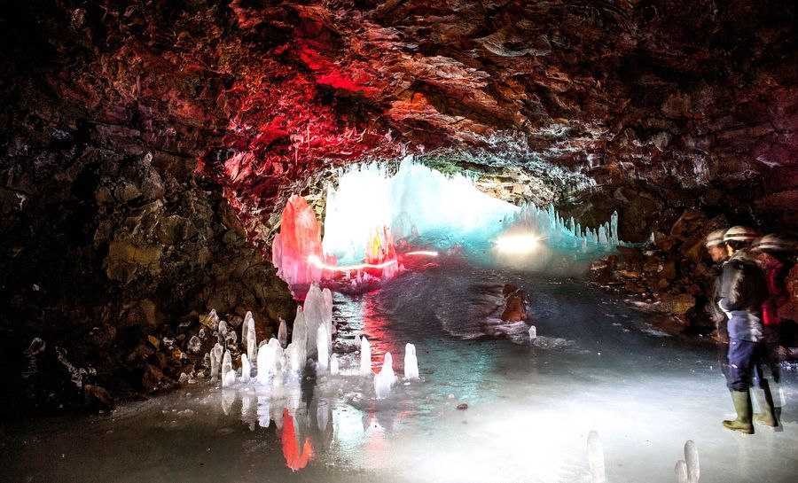 Lofthellir cave Iceland