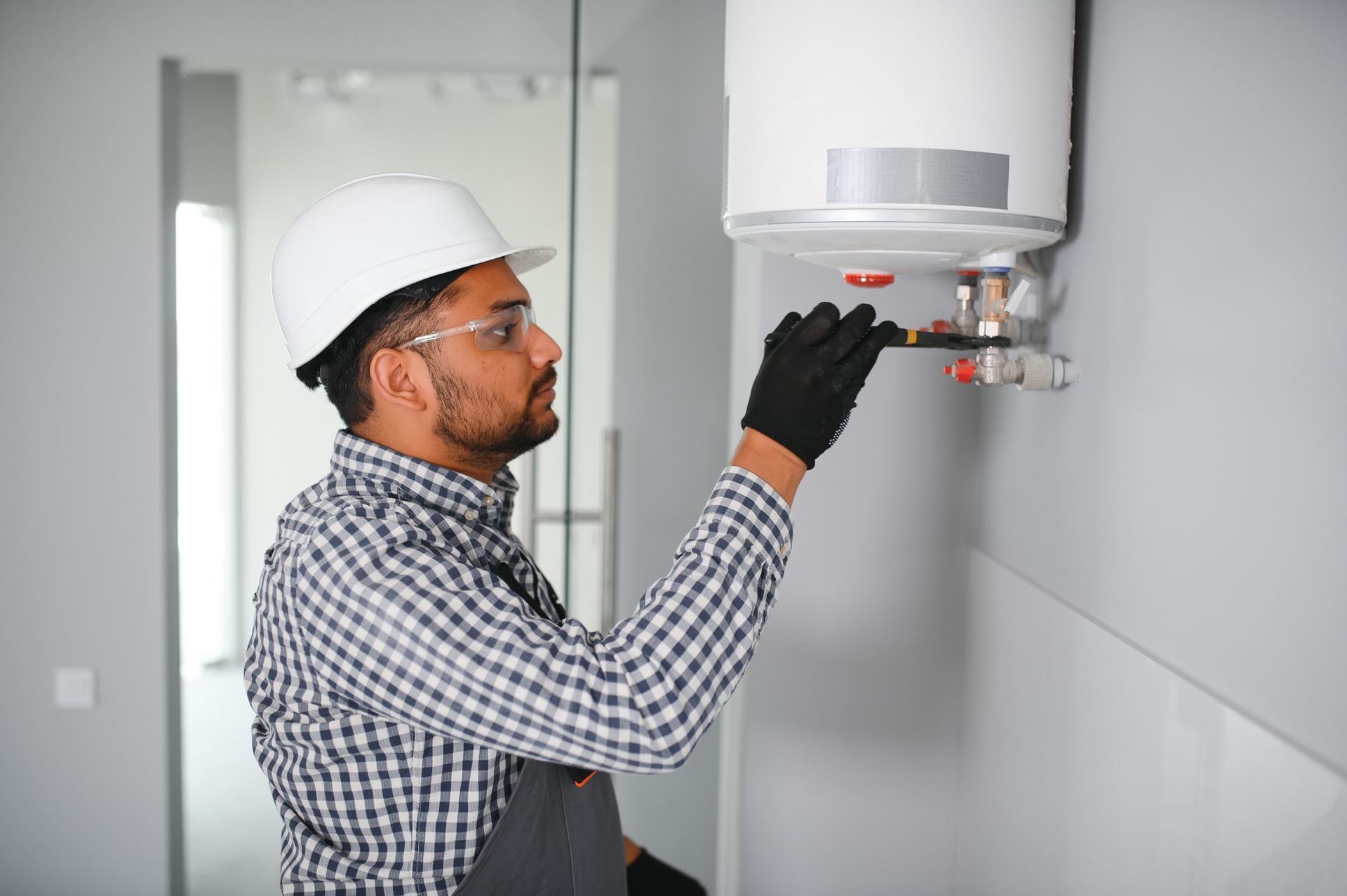 Tankless water heater installation