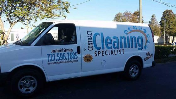 Contract Cleaning Specialist Service Van