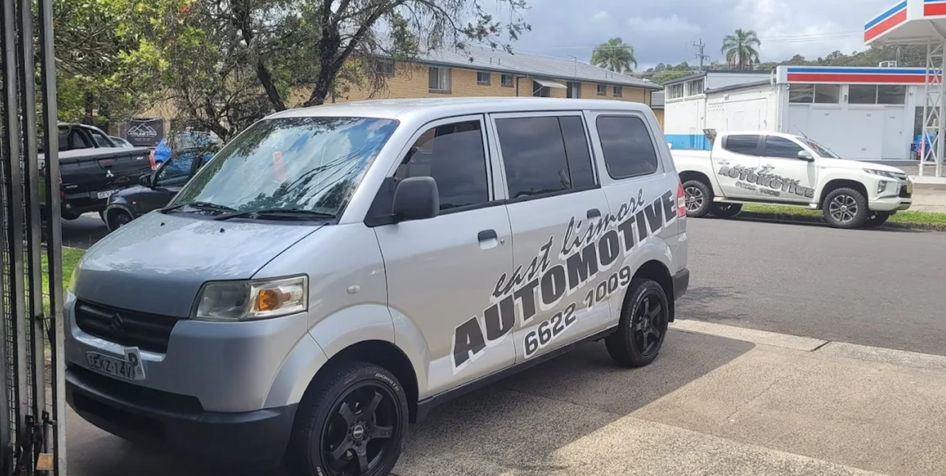 A East Lismore Automotive Van is Parked in driveway — East Lismore Automotive in  East Lismore, NSW