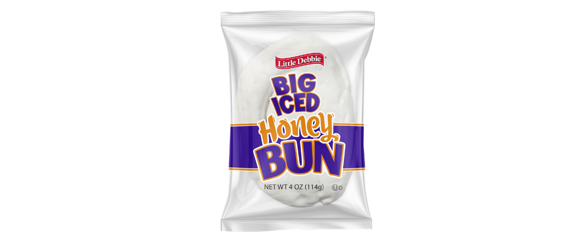Single serve iced honey buns little debbie